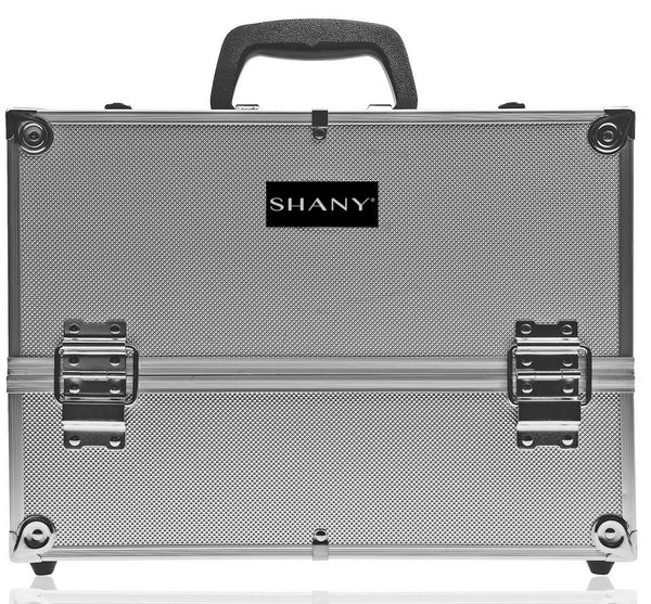 SHANY Essential Pro Makeup Train Case Cosmetic Box Portable Makeup Case Cosmetics Beauty Organizer Jewelry storage with Locks , Multi Compartments Makeup Box and Shoulder Strap - SHOP - MAKEUP TRAIN CASES - ITEM# SH-C005-PARENT