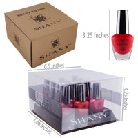 SHANY DIY 12 Colors Trendy Nail Polish Set - Rose - ROSE - ITEM# SH-SHNN-1 - Best seller in cosmetics NAIL POLISH category
