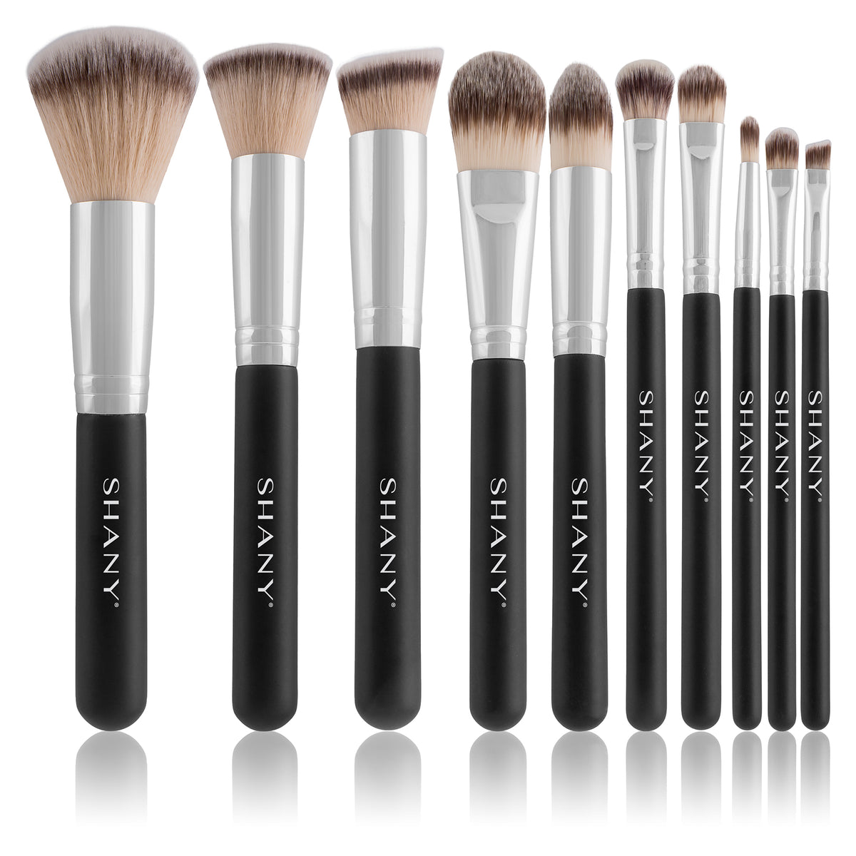 SHANY Black OMBRE Pro Essential Makeup Brush Set