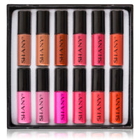 SHANY All That She Wants Lip-Gloss Set - 12 Matte, Pearl, and Shimmer petite Lip-gloss Set - Premium Gift Packaging - SHOP MULTI-COLOR - LIP SETS - ITEM# SH-LPGL-SET2