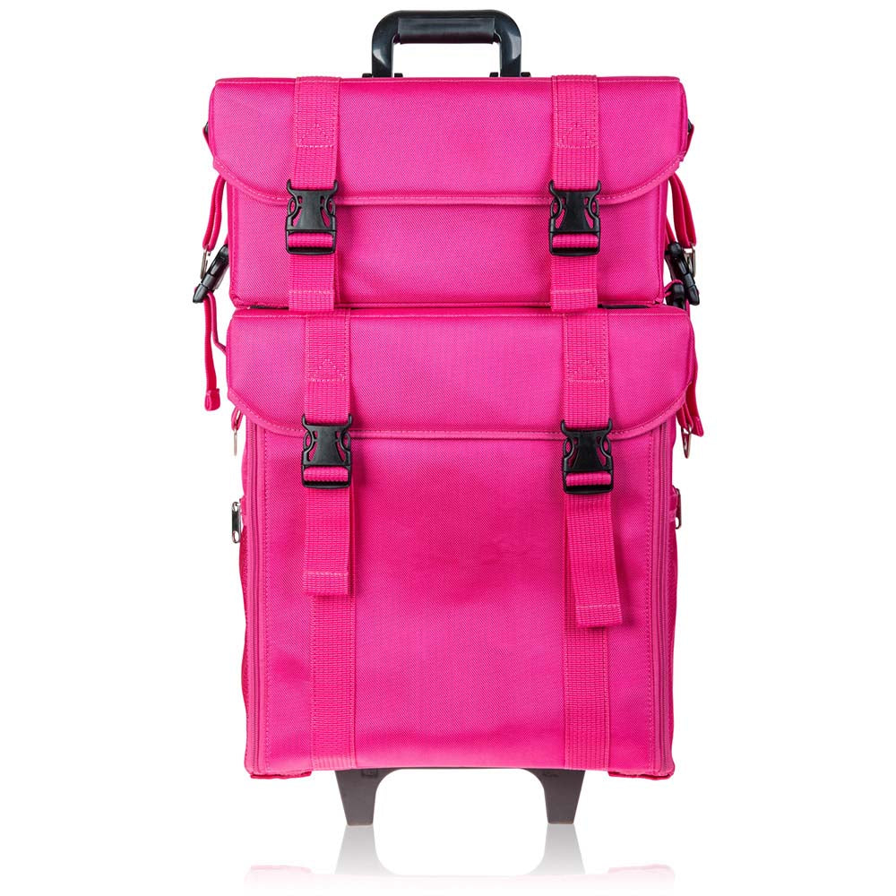 best makeup artist travel bag SHANY Soft Trolley Case with organizers