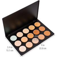 SHANY Cream Concealer, Foundation, and Contour Palette - CONTOUR CAMO - ITEM# SH-PL0015 - Best seller in cosmetics FOUNDATION category