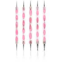 SHANY Marbleizing Dotting Pen Brush Sets - set of 5 x 2 way brushes - SHOP  - NAIL ART - ITEM# SH-RED-DOTTING-L