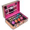 SHANY Makeup Train Case Aluminum Makeup Set - Rose Gold - ROSE GOLD - ITEM# SH-10402-RG - Makeup set train case Pre teen teens makeup set,first makeup set girls makeup 6 7 8 9 10 years old,Holiday Gift Set Beginner Makeup tools brush sets,Mothers day gift makeup for her women best gift,Christmas gift Dress-Up Toy pretend Makeup kit set - UPC# 810028461550