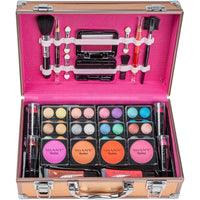 SHANY Makeup Train Case Aluminum Makeup Set - Rose Gold