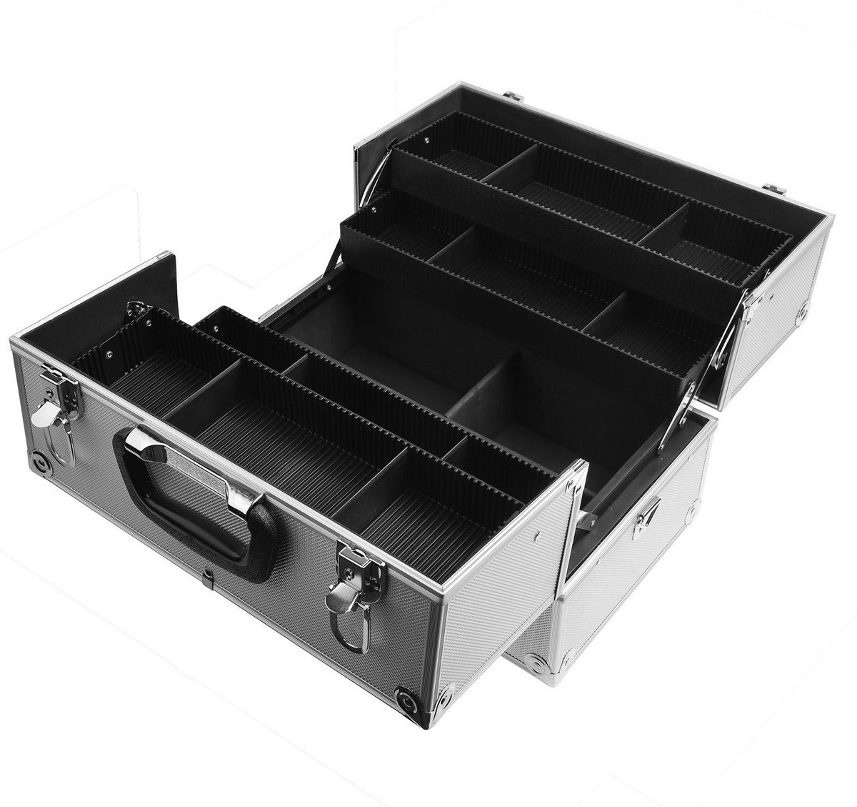 SHANY Essential Pro Large Makeup Train Case -  - ITEM# SH-C005-PARENT - Makeup train cases bag organizer storage women kit,Professional large mini travel rolling toiletry,Joligrace ollieroo seya soho cosmetics holder box,Salon brush artist high quality water resistant,Portable carry trolley lipstic luggage lock key - UPC#