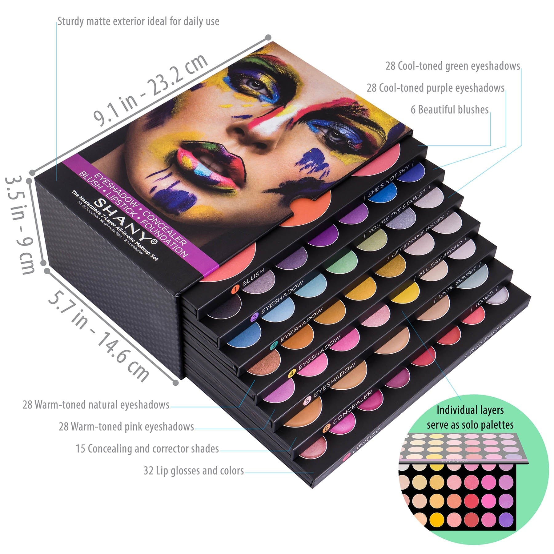 The Masterpiece 7 Layers All In One Makeup Set - authentic