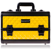 SHANY Fantasy Collection Makeup Train Case - NY TAXI - NY TAXI - ITEM# SH-C20-YL - Makeup train cases bag organizer storage women kit,Professional large mini travel rolling toiletry,Joligrace ollieroo seya soho cosmetics holder box,Salon brush artist high quality water resistant,Portable carry trolley lipstic luggage lock key - UPC# 723175178199