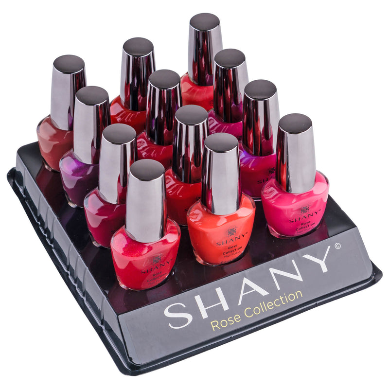 SHANY DIY 12 Colors Trendy Nail Polish Set -  - ITEM# SH-SHNN-PARENT - Wholesale nail care polish sets woman waterproof,Nail polish  Long lasting quick dry best lacquer,DIY Varnish Manicure Pedicure kits tools girls,Glittering glossy shimmer favorite cheap expensive,accessory fingernail paints work wedding party top - UPC# 616450443146