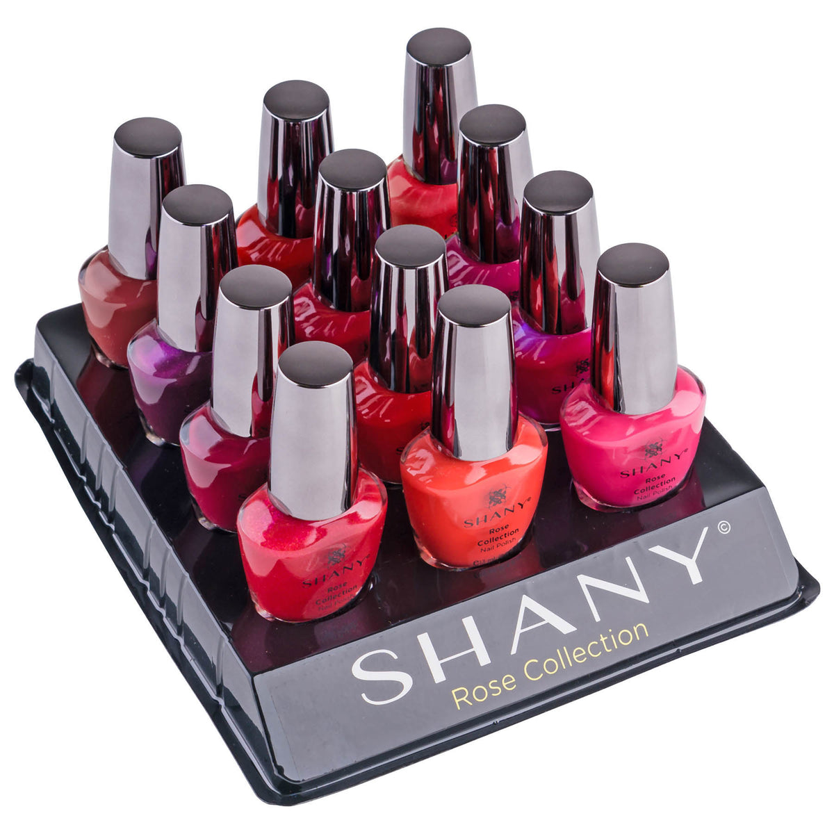 SHANY DIY 12 Colors Trendy Nail Polish Set - Rose