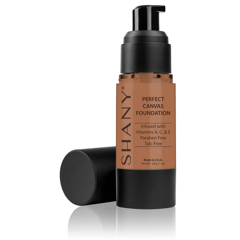 SHANY Perfect Canvas Liquid Foundation - Paraben Free/Talc Free/Oil Free - 30ml - DC1 - SHOP DARK COOL 1 - FOUNDATION - ITEM# FL-DC1