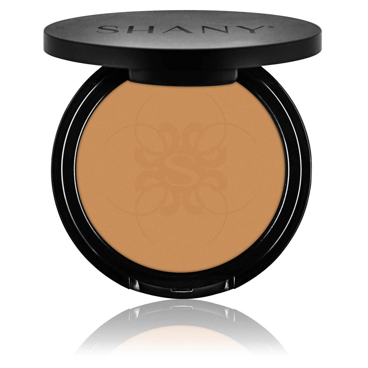 SHANY Two Way Compact Pressed Powder Foundation, Wet and Dry Formula, Talc Free, Paraben Free, Made in USA - MEDIUM BEIGE - SHOP MEDIUM BEIGE - FACE POWDER - ITEM# FP1004
