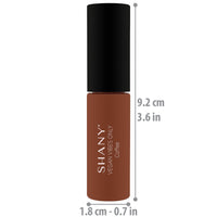 SHANY Vegan Vibes Liquid Lipstick Matte - COFFEE - COFFEE - ITEM# SH-0012LP-M16 - Best seller in cosmetics LIQUID LIPSTICK category