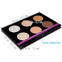 SHANY Powder Contour & Highlight Palette Refill - POWDER - ITEM# SH-6L-03 - Best seller in cosmetics FACE POWDER category