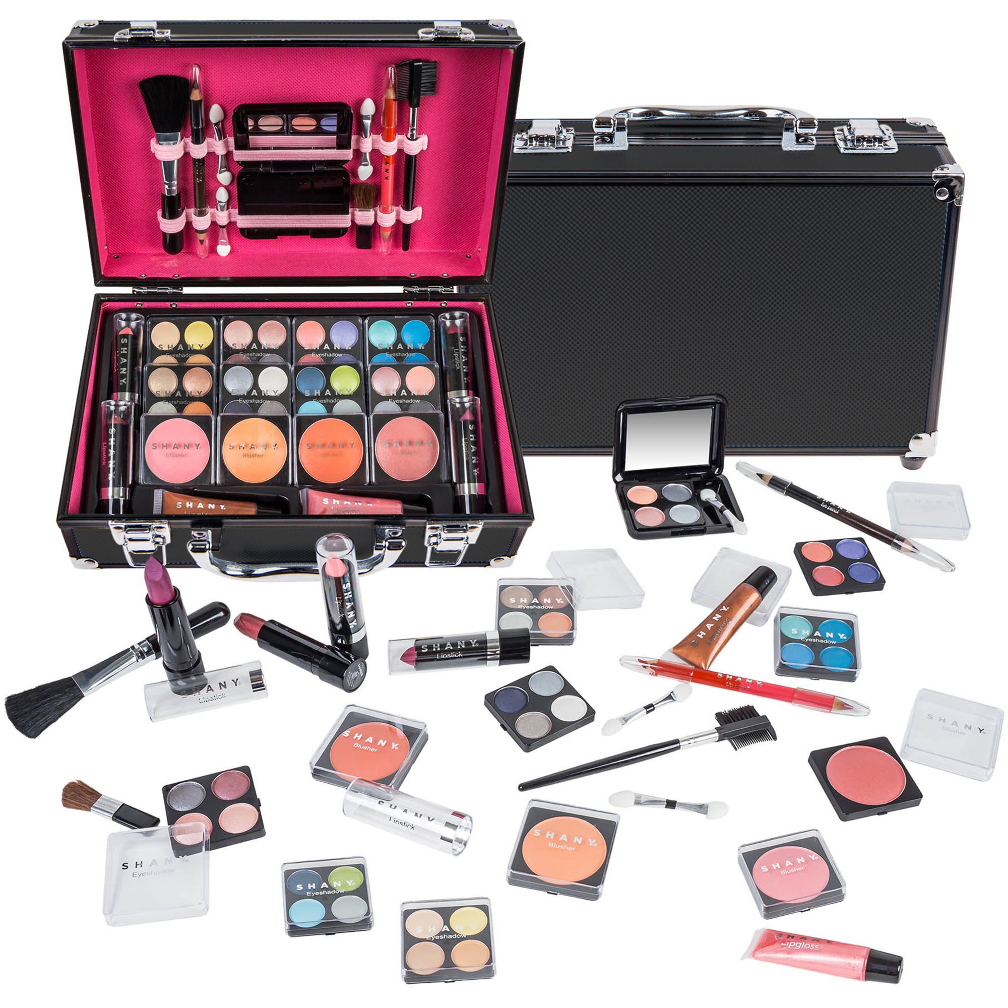 SHANY Makeup Train Case Aluminum Makeup Set