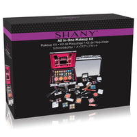 SHANY Makeup Train Case Aluminum Makeup Set - Silver - SILVER - ITEM# SH-10402 - Makeup set train case Pre teen teens makeup set,first makeup set girls makeup 6 7 8 9 10 years old,Holiday Gift Set Beginner Makeup tools brush sets,67 41 teen preteen make up bundle all in one case,Christmas gift Dress-Up Toy pretend Makeup kit set - UPC# 723175178465
