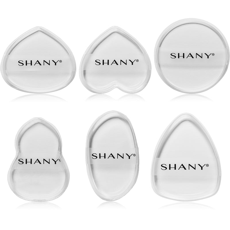 SHANY Stay Jelly Silicone Makeup Blender Sponge Set -  - ITEM# SH-BLENDER-03 - Blender foundation brushes beauty organizer kit,Cosmetic Puff BB Pad Silisponges Clear,clear Silicone Makeup Sponge Clear Applicator kids,Makeup Sponge Set Blender Beauty Blending sponge,Brush storage cleanser silicone  applicators pop - UPC# 810028460522