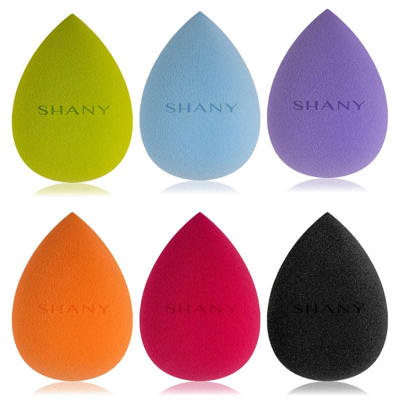 SHANY Perfect Finish Makeup Blender Sponge - Full Size Latex-Free Beauty Sponge Microfiber For Foundation, Beauty Details, and Blending - SHOP  - APPLICATORS - ITEM# SH-BLENDER-A-PARENT