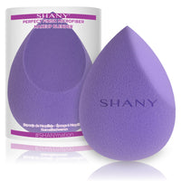 SHANY Perfect Finish Makeup Blender Sponge - Full Size Latex-Free Beauty Sponge Microfiber For Foundation, Beauty Details, and Blending - Purple - SHOP PURPLE - APPLICATORS - ITEM# SH-BLENDER-A-PR