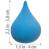 SHANY Pretty & Precise Makeup Blender Sponge - Blue - BLUE - ITEM# SH-BLENDER-BL - Best seller in cosmetics APPLICATORS category