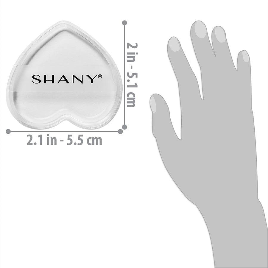 SHANY Stay Jelly Silicone Blender Makeup Sponge - Heart - HEART - ITEM# SH-BLENDER-CL6 - Best seller in cosmetics APPLICATORS category