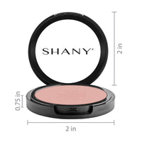 SHANY Powder Blush Made In USA Paraben Free - HALO GLOW - HALO GLOW - ITEM# SH-BP1012 - Best seller in cosmetics BLUSH category