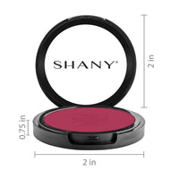 SHANY Powder Blush USA Made Paraben Free - ROMANCE GLOW - ROMANCE GLOW - ITEM# SH-BP1013 - Best seller in cosmetics BLUSH category