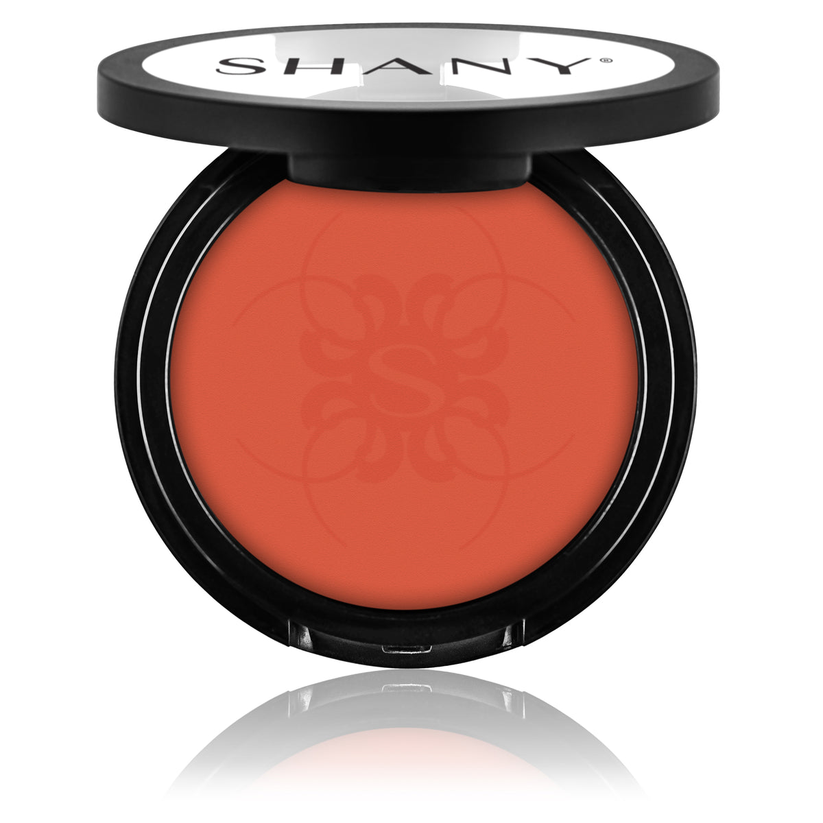 SHANY Powder Blush - Paraben Free, Lightweight, Smooth, Blendable, Long lasting All Day Face Enhancing Cheek Color - Made in USA - CORAL - SHOP CORAL - BLUSH - ITEM# SH-BP1016