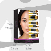 SHANY Canary Professional Makeup Brush Set - CANARY - ITEM# SH-BR0014-YL - Best seller in cosmetics BRUSH SETS category