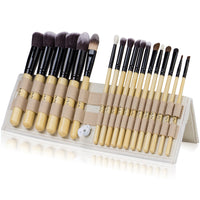SHANY Bamboo Artisans Easel Makeup Brush Set with Stand