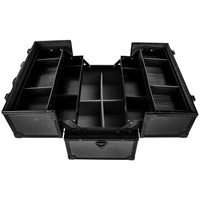 SHANY Essential Pro Makeup Train Case - Onyx Black - ONYX BLACK - ITEM# SH-C005-ONX - Best seller in cosmetics MAKEUP TRAIN CASES category