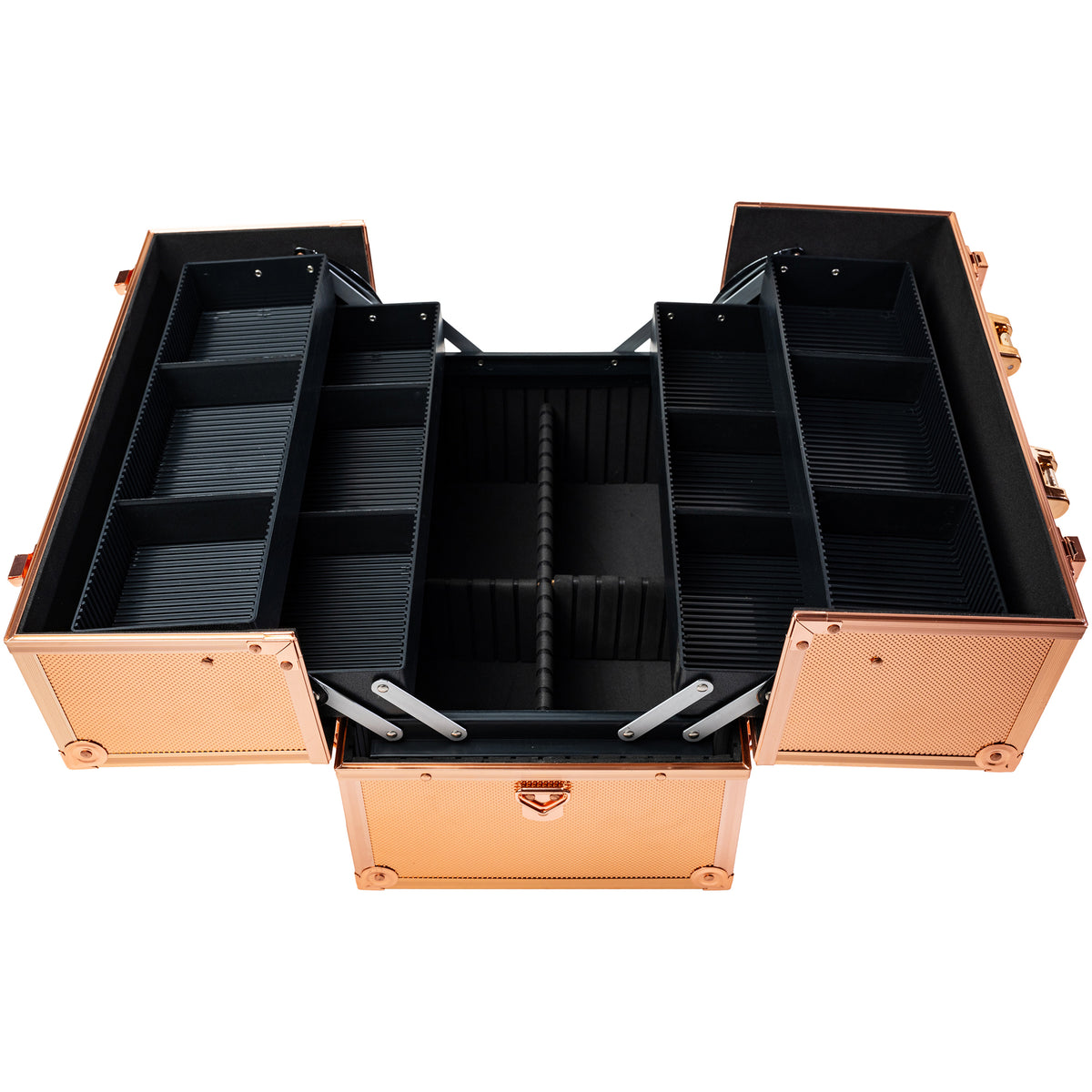 SHANY Essential Pro Makeup Train Case - Rose Gold