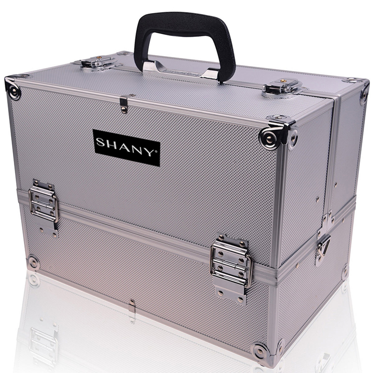 SHANY Essential Pro Makeup Train Case - Silver