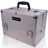 SHANY Essential Pro Makeup Train Case - Silver