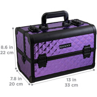 SHANY Fantasy Collection Makeup Train Case - Amethyst - AMETHYST - ITEM# SH-C20-PB - Best seller in cosmetics MAKEUP TRAIN CASES category