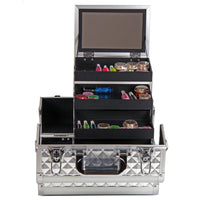 SHANY Fantasy Collection Makeup Train Case - Platinum