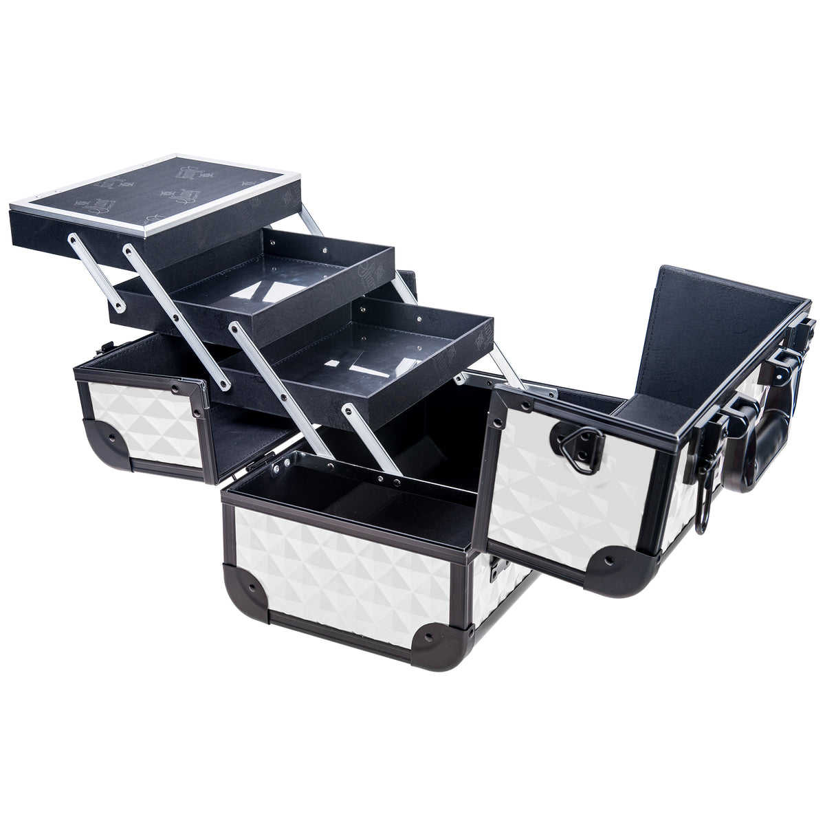 SHANY Fantasy Collection Makeup Train Case - Pure White - PURE WHITE - ITEM# SH-C20-PWH - Best seller in cosmetics MAKEUP TRAIN CASES category