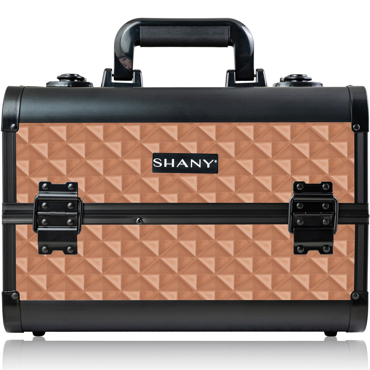 SHANY Fantasy Collection Makeup Train Case - Rosa - ROSA - ITEM# SH-C20-RB - Makeup train cases bag organizer storage women kit,Professional large mini travel rolling toiletry,Joligrace ollieroo seya soho cosmetics holder box,Salon brush artist high quality water resistant,Portable carry trolley lipstic luggage lock key - UPC# 810028463752