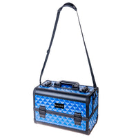 SHANY Fantasy Collection Makeup Train Case -Royal Blue
