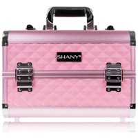 SHANY Fantasy Collection Makeup Train Case - Soft Pink - SOFT PINK - ITEM# SH-C20-SPK - Makeup train cases bag organizer storage women kit,Professional large mini travel rolling toiletry,Joligrace ollieroo seya soho cosmetics holder box,Salon brush artist high quality water resistant,Portable carry trolley lipstic luggage lock key - UPC# 810028464834