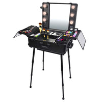 SHANY Studio ToGo Wheeled Trolley Makeup Case & Organizer with Light - SHOP  - ROLLING MAKEUP CASES - ITEM# SH-CC0023-PARENT