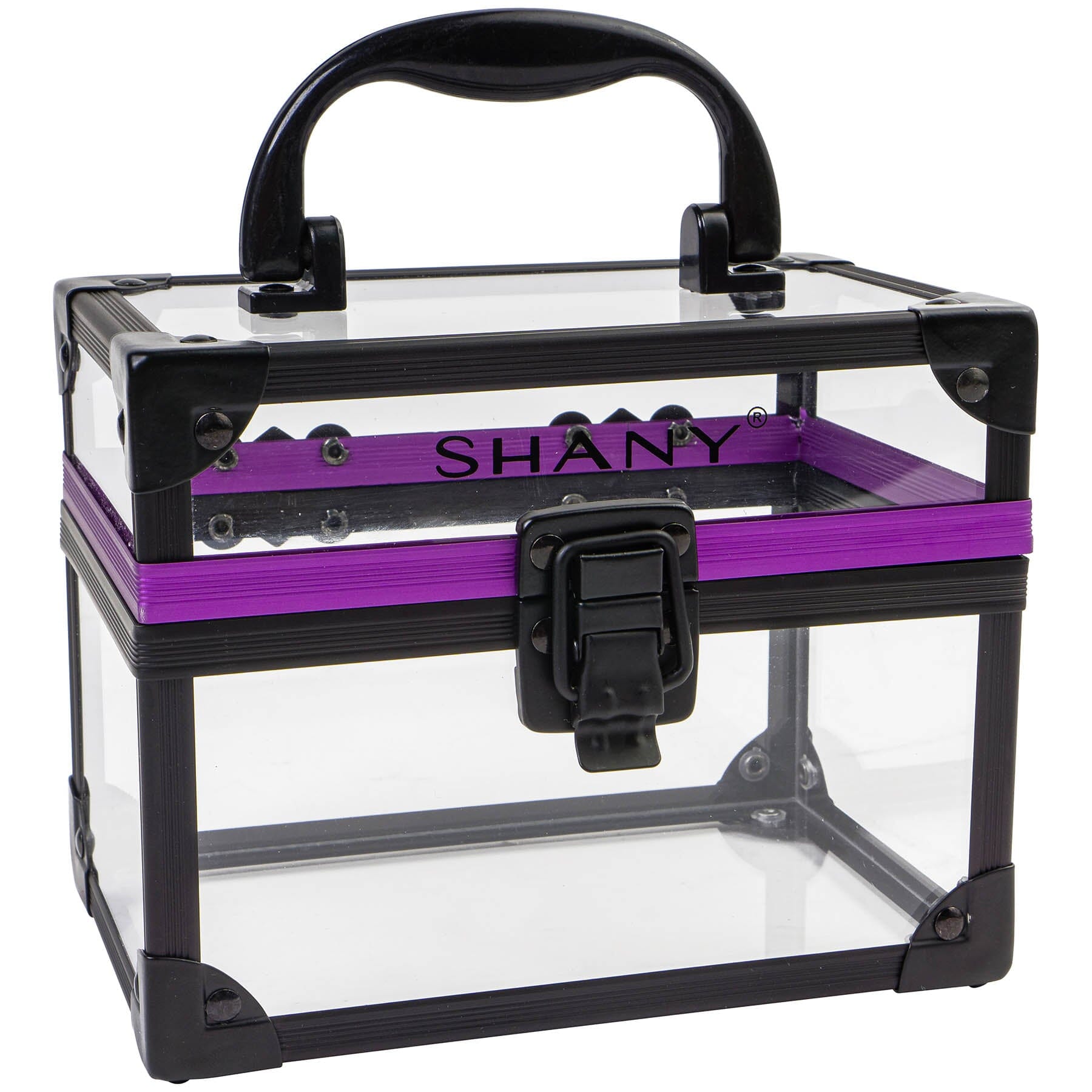 SHANY Clear Cosmetics and Toiletry Train Case
