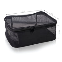 Portable Mesh Travel Makeup Bag Organizer - Large - LARGE - ITEM# SH-CL005-L - Best seller in cosmetics MESH BAGS category