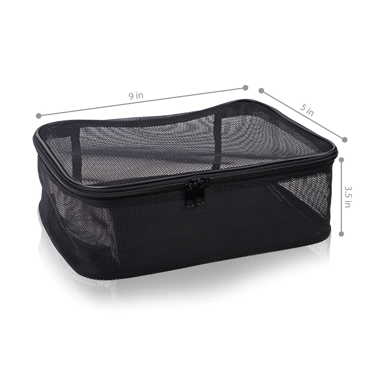 Portable Mesh Travel Makeup Bag Organizer - Small - SMALL - ITEM# SH-CL005-S - Best seller in cosmetics MESH BAGS category