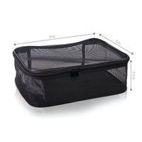 Portable Mesh Travel Makeup Bag Organizer - Small - SMALL - ITEM# SH-CL005-S - Best seller in cosmetics MESH BAGS category