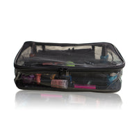 Portable Mesh Travel Makeup Bag Organizer - Small