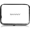 SHANY Cosmetics Large Organizer Pouch - BLACK - BLACK - ITEM# SH-CL006-L-BK - Clear travel makeup cosmetic bags carry Toiletry,PVC Cosmetic tote bag Organizer stadium clear bag,travel packing transparent space saver bags gift,Travel Carry On Airport Airline Compliant Bag,TSA approved Toiletries Cosmetic Pouch Makeup Bags - UPC# 810028461291