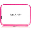 SHANY Cosmetics X-Large Organizer Pouch - PINK - PINK - ITEM# SH-CL006-XL-PK - Clear travel makeup cosmetic bags carry Toiletry,PVC Cosmetic tote bag Organizer stadium clear bag,travel packing transparent space saver bags gift,Travel Carry On Airport Airline Compliant Bag,TSA approved Toiletries Cosmetic Pouch Makeup Bags - UPC# 810028461376