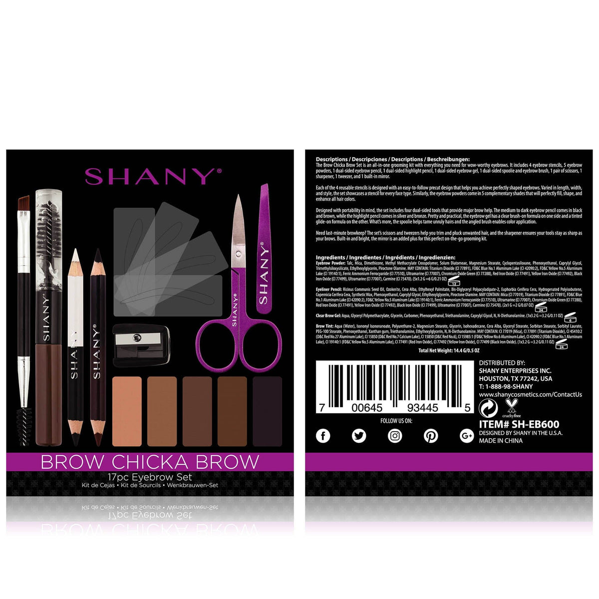 SHANY Brow Chicka Brow Eyebrow Makeup Set