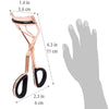 SHANY Luxe Lashes Eyelash Curler - Rose Gold - ROSE GOLD - ITEM# SH-EC900-F - Best seller in cosmetics EYELASH CURLER category